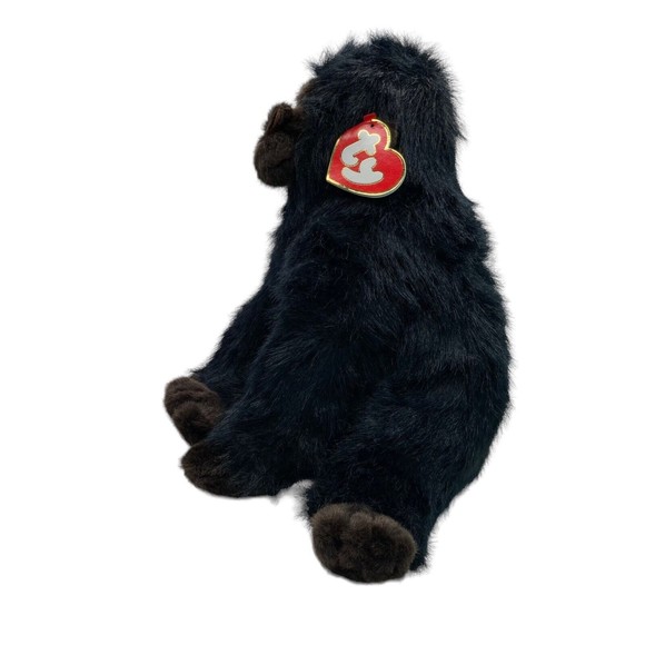 TY Beanie Babies Gorilla Beanie Buddies Plush Toy Stuffed Animal Retired 1995 - Picture 3 of 15